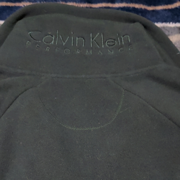 Calvin Klein Performance Dark Green Full Zip Fleece Jacket Women’s L - Picture 5 of 6